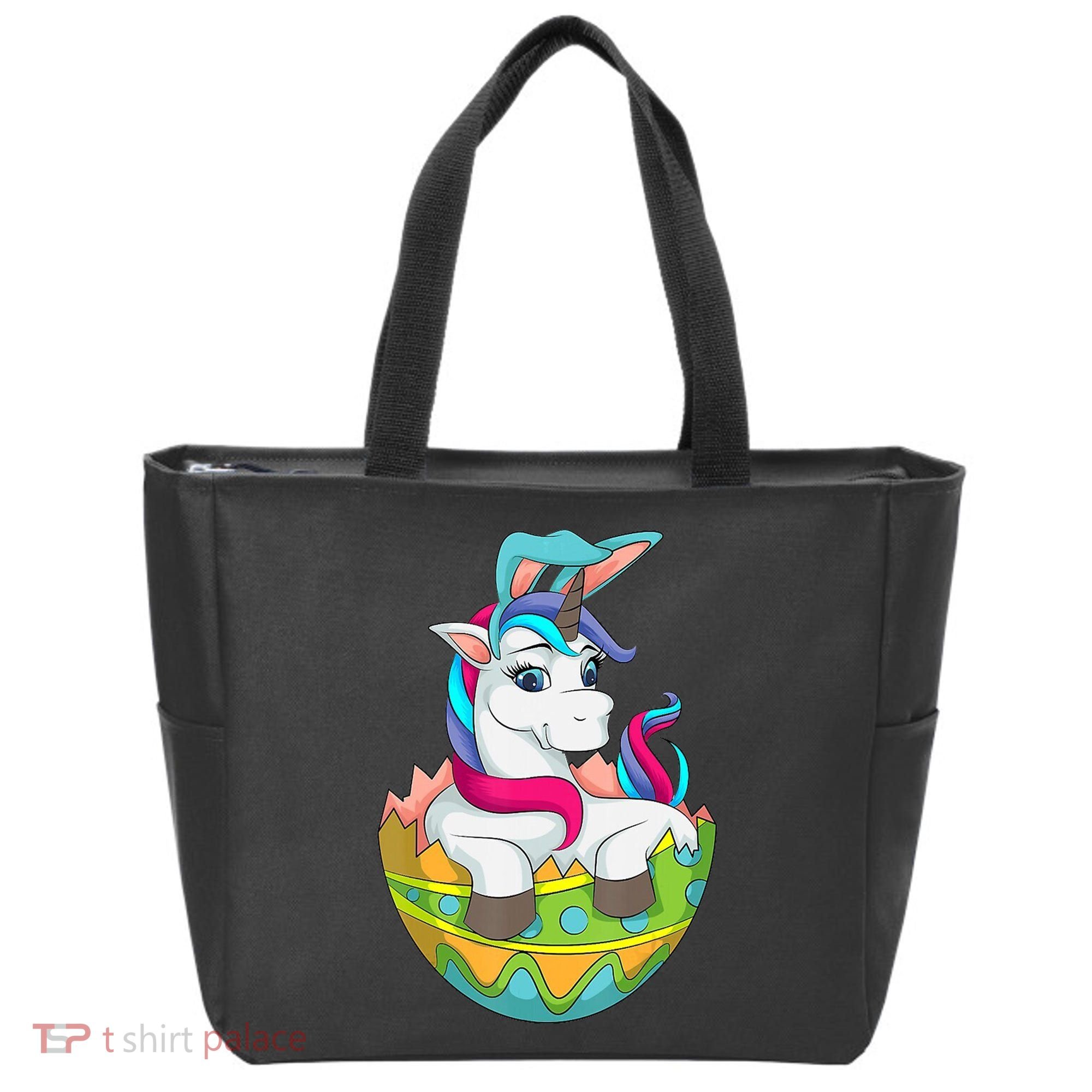 Unicorn Easter Egg Tote Bag