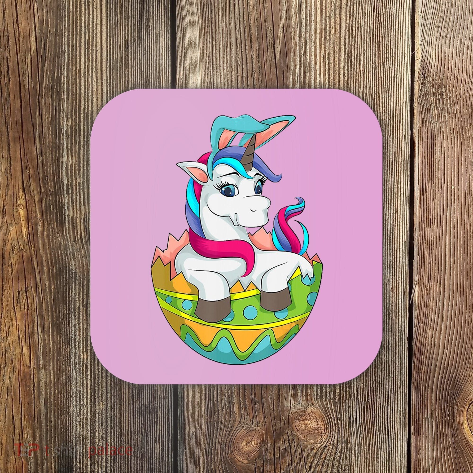 Unicorn Easter Egg Coaster