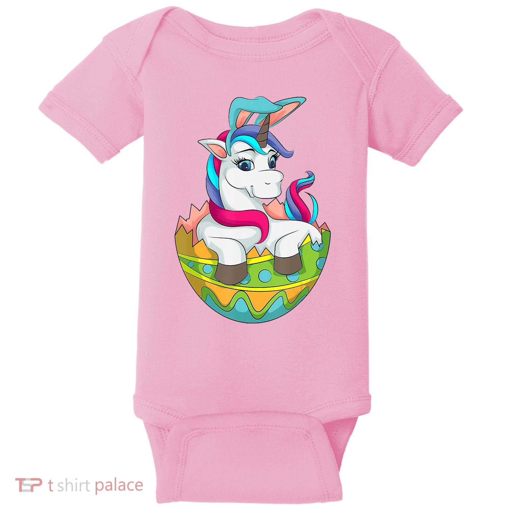 Unicorn Easter Egg Baby Bodysuit