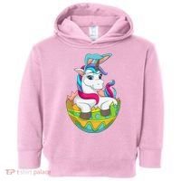 Unicorn Easter Egg Toddler Hoodie thumb 0