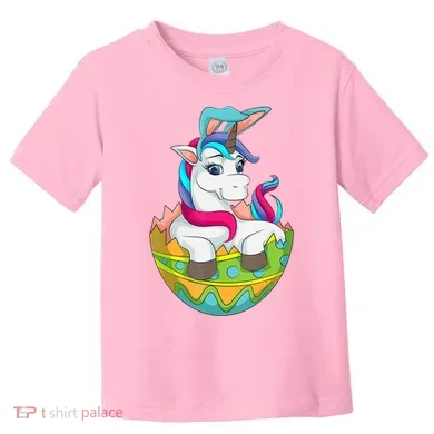 Unicorn Easter Egg Toddler T-Shirt