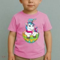 Unicorn Easter Egg Toddler T-Shirt thumb 2