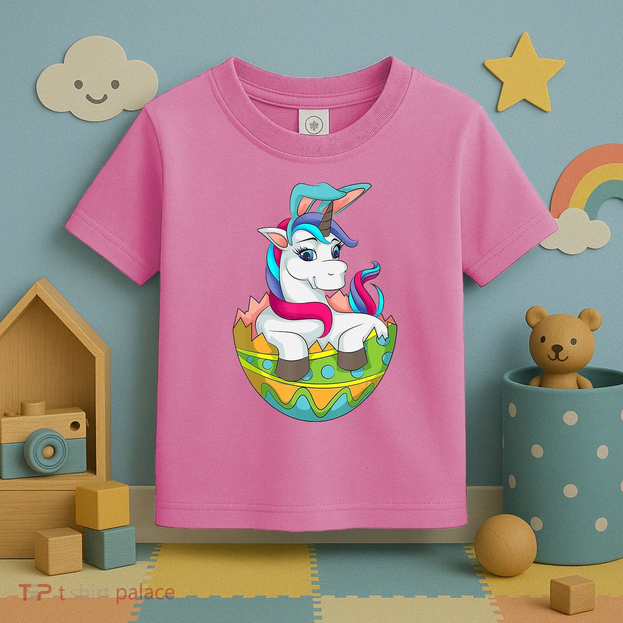 Unicorn Easter Egg Toddler T-Shirt