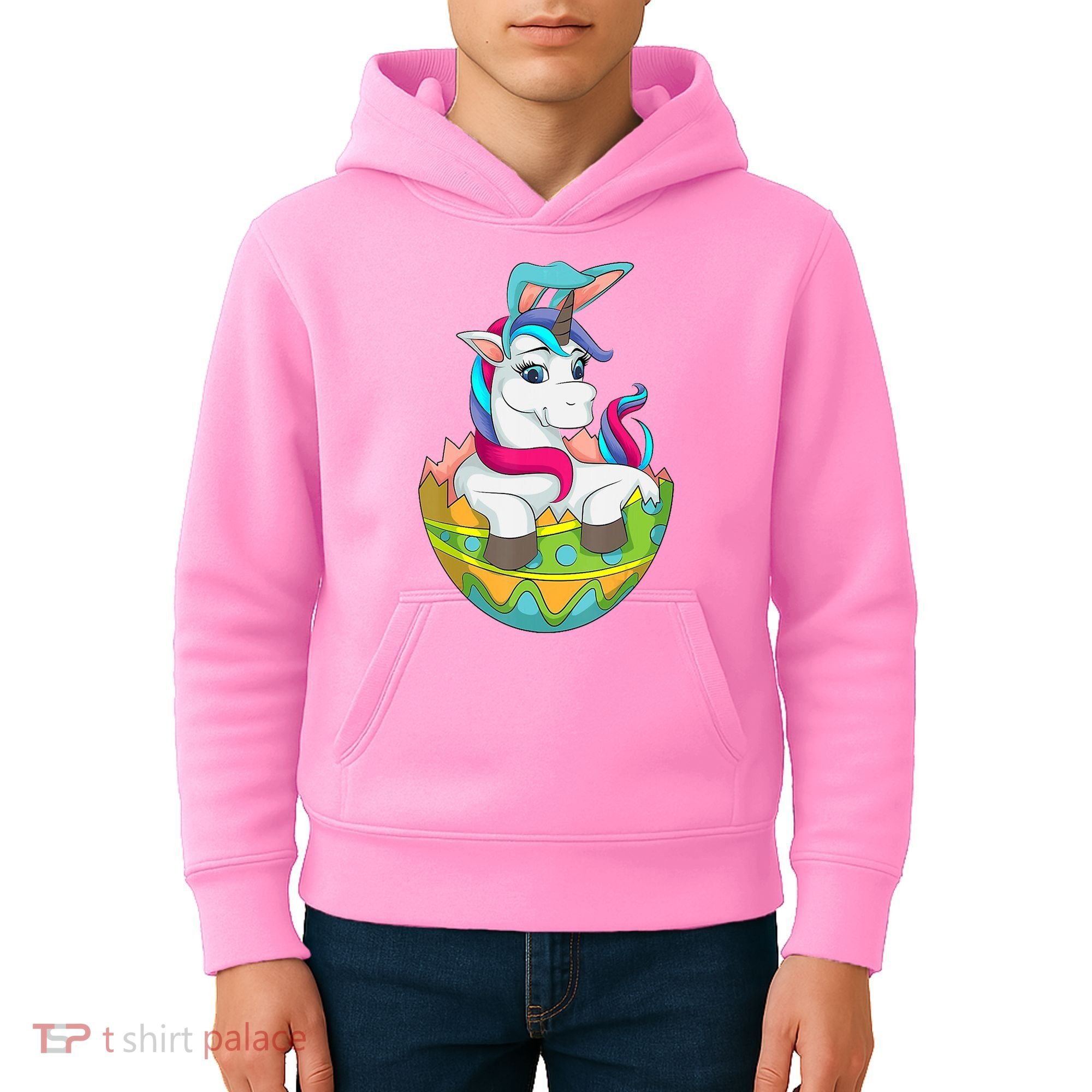 Unicorn Easter Egg Kids Hoodie