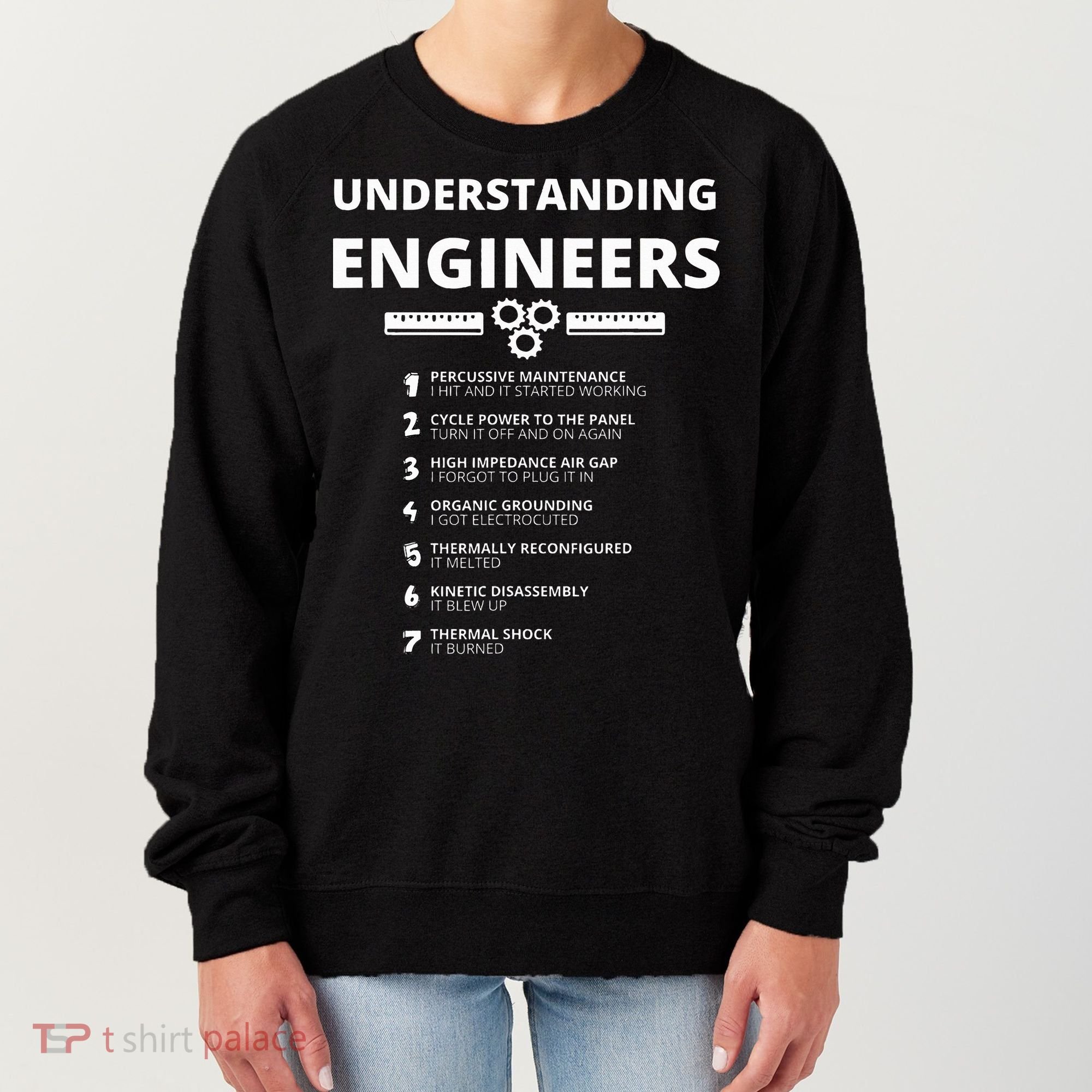 Understanding Engineers  Funny Sarcastic Engineering Gift Women's Sweatshirt