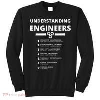 Understanding Engineers  Funny Sarcastic Engineering Gift Sweatshirt thumb 0