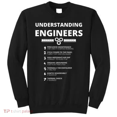 Understanding Engineers  Funny Sarcastic Engineering Gift Sweatshirt