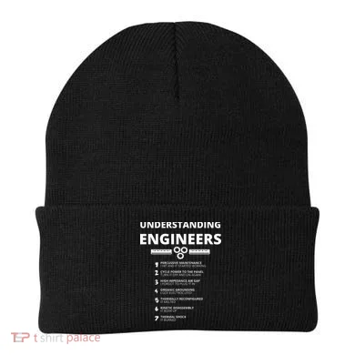 Understanding Engineers Funny Sarcastic Engineering Gift Beanie