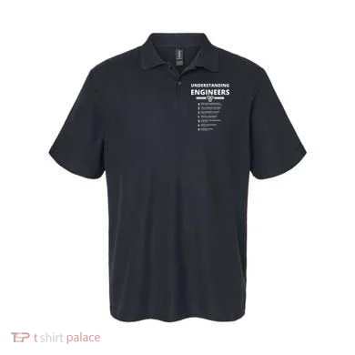 Understanding Engineers  Funny Sarcastic Engineering Gift Polo