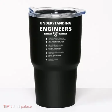 Understanding Engineers  Funny Sarcastic Engineering Gift Tumbler