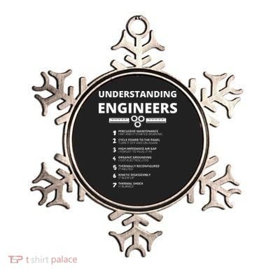 Understanding Engineers  Funny Sarcastic Engineering Gift Ornament