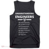 Understanding Engineers  Funny Sarcastic Engineering Gift Tank Top thumb 0