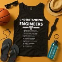 Understanding Engineers  Funny Sarcastic Engineering Gift Tank Top thumb 4
