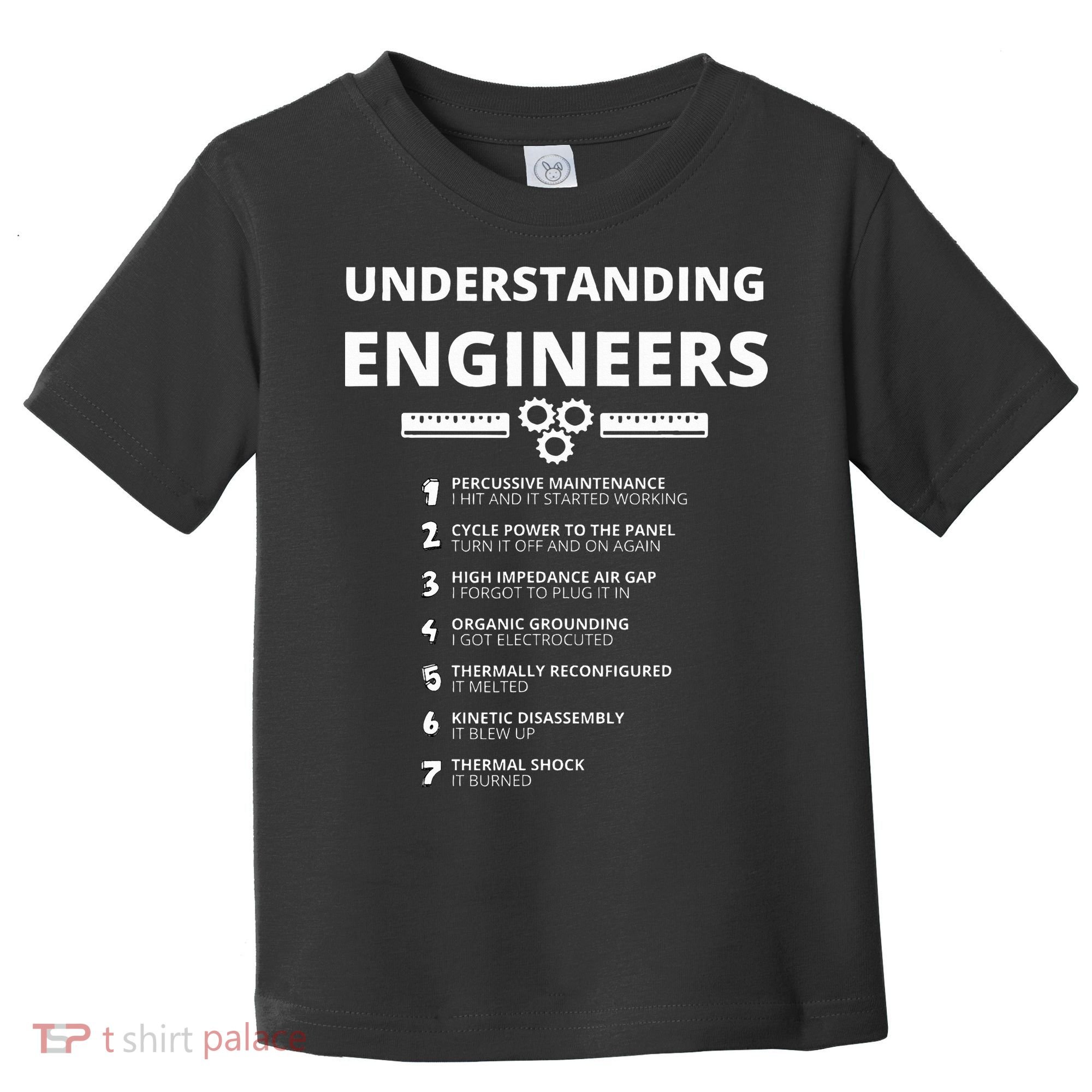 Understanding Engineers  Funny Sarcastic Engineering Gift Toddler T-Shirt