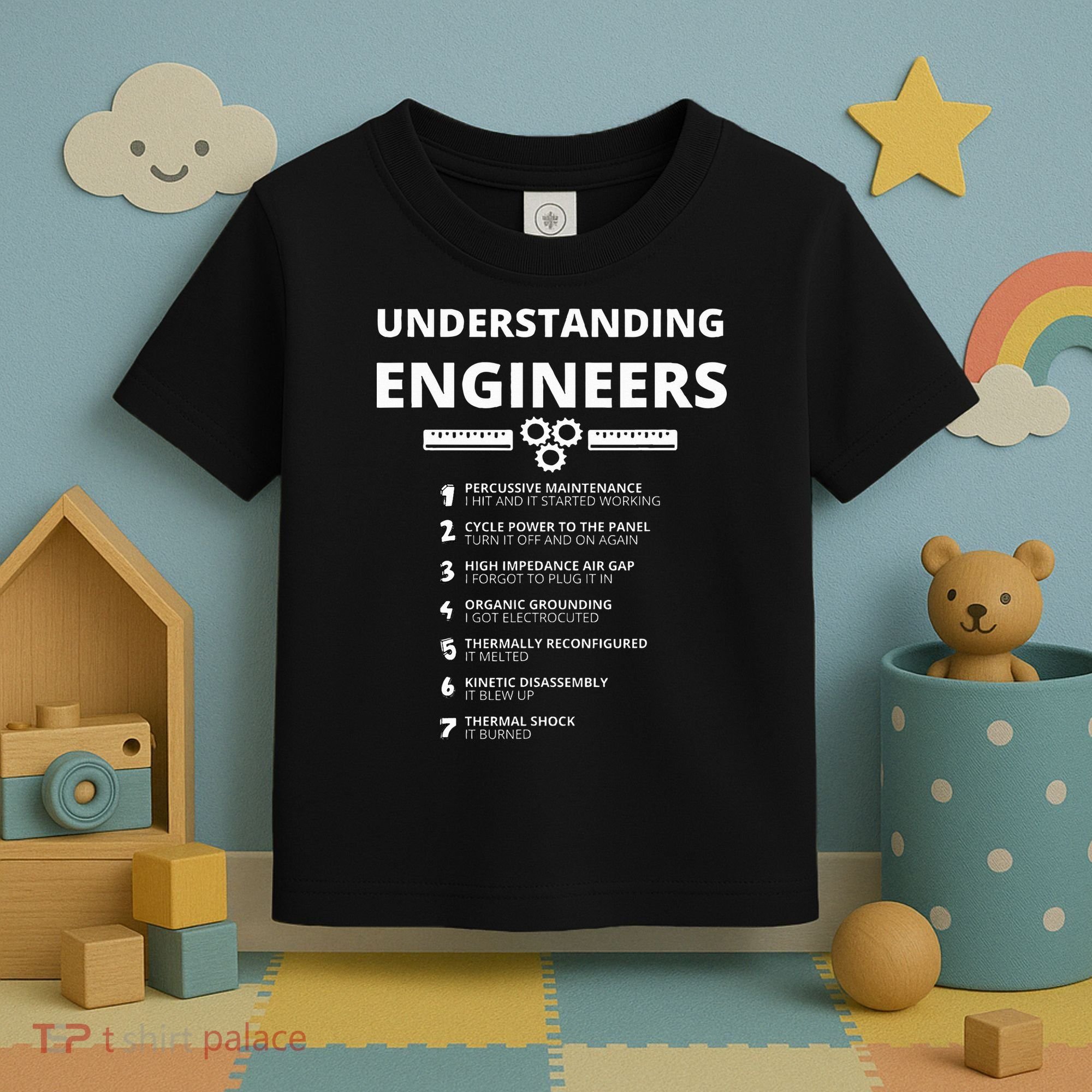 Understanding Engineers  Funny Sarcastic Engineering Gift Toddler T-Shirt