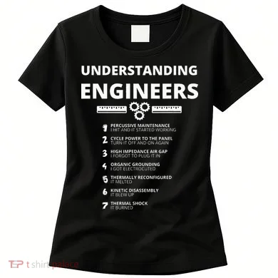 Understanding Engineers Funny Sarcastic Engineering Gift Women's T-Shirt