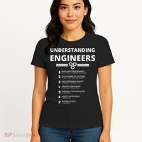 Understanding Engineers  Funny Sarcastic Engineering Gift Women's T-Shirt thumb 4