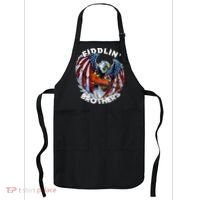 USA Eagle Fiddlin Brothers Violin Music Rock Patriot Flight Apron thumb 0