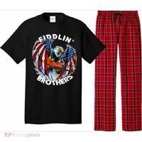 USA Eagle Fiddlin Brothers Violin Music Rock Patriot Flight Pajama Set thumb 0