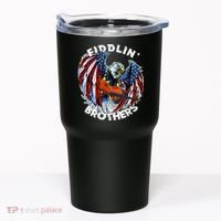 USA Eagle Fiddlin Brothers Violin Music Rock Patriot Flight Tumbler thumb 0