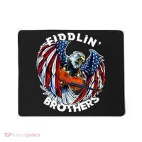 USA Eagle Fiddlin Brothers Violin Music Rock Patriot Flight Mousepad thumb 0