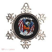 USA Eagle Fiddlin Brothers Violin Music Rock Patriot Flight Ornament thumb 0