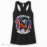 USA Eagle Fiddlin Brothers Violin Music Rock Patriot Flight Women's Tank Top thumb 0