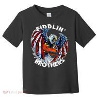 USA Eagle Fiddlin Brothers Violin Music Rock Patriot Flight Toddler T-Shirt thumb 0