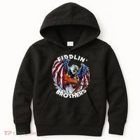 USA Eagle Fiddlin Brothers Violin Music Rock Patriot Flight Kids Hoodie thumb 0