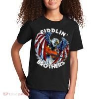 USA Eagle Fiddlin Brothers Violin Music Rock Patriot Flight Kids T-Shirt thumb 2