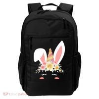 Unicorn Easter Floral Bunny Backpack thumb 0