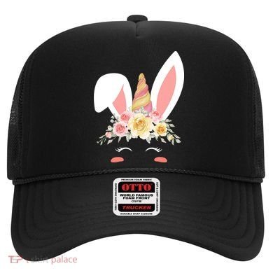 Unicorn Easter Floral Bunny Hat