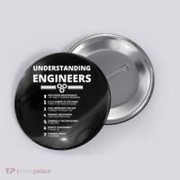 Understanding Engineers Funny Sarcastic Engineering Gift TShirt Button thumb 0