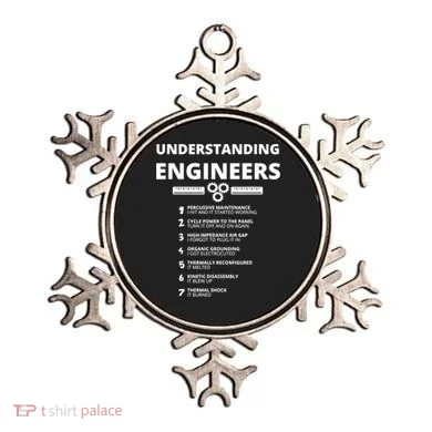 Understanding Engineers Funny Sarcastic Engineering Gift TShirt Ornament