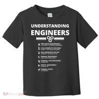 Understanding Engineers Funny Sarcastic Engineering Gift TShirt Toddler T-Shirt thumb 0