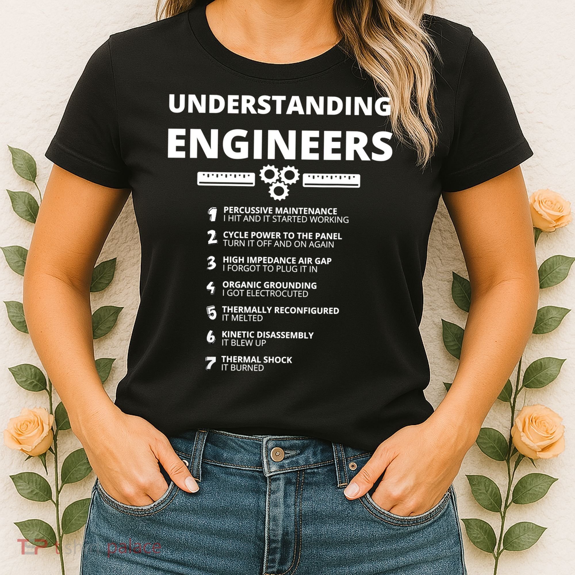 Understanding Engineers Funny Sarcastic Engineering Gift TShirt Women's T-Shirt
