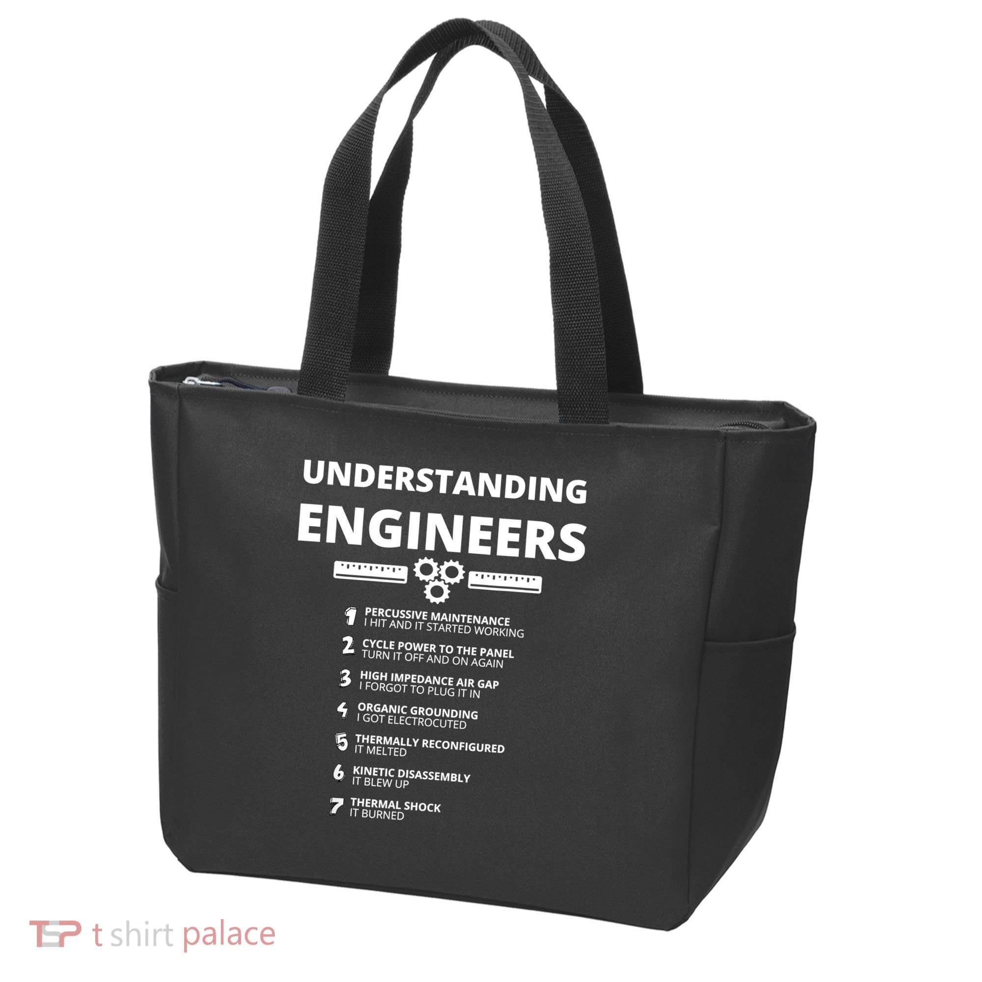 Understanding Engineers Funny Sarcastic Engineering Gift TShirt Tote Bag