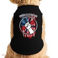 Union Electrician Gift For American Electricians Doggie Tank thumb 0