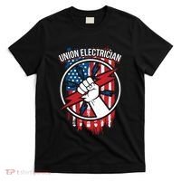 Union Electrician Gift For American Electricians T-Shirt thumb 0
