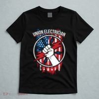Union Electrician Gift For American Electricians T-Shirt thumb 5