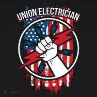 Union Electrician Gift For American Electricians Women's Hoodie thumb 2