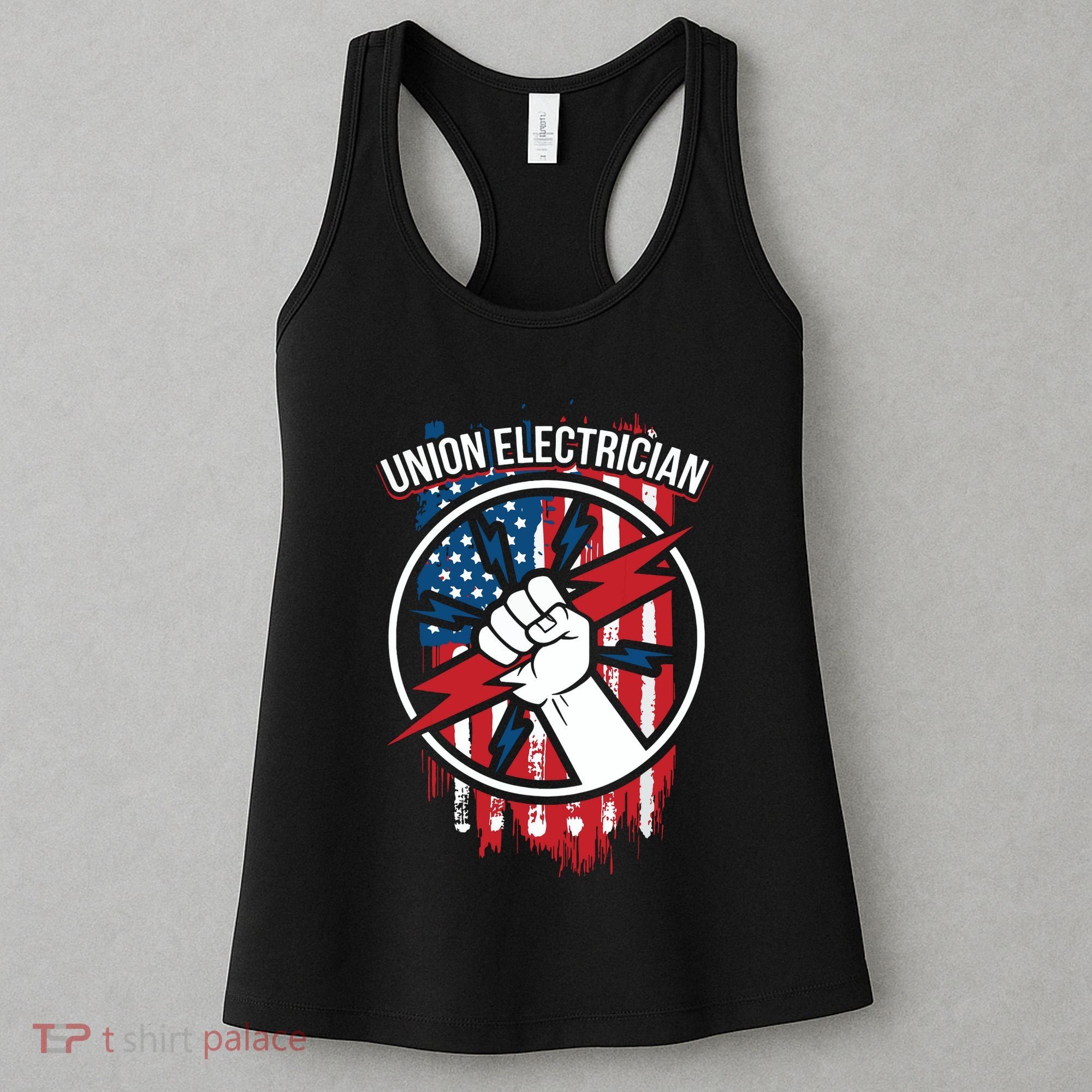 Union Electrician Gift For American Electricians Women's Tank Top