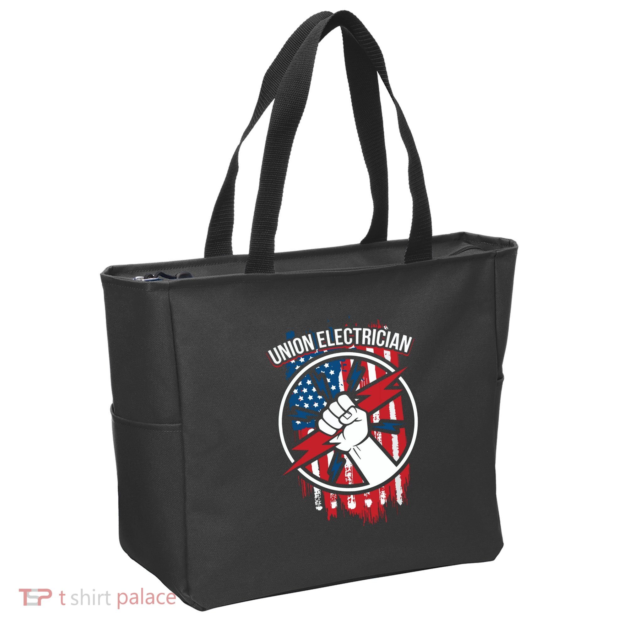 Union Electrician Gift For American Electricians Tote Bag