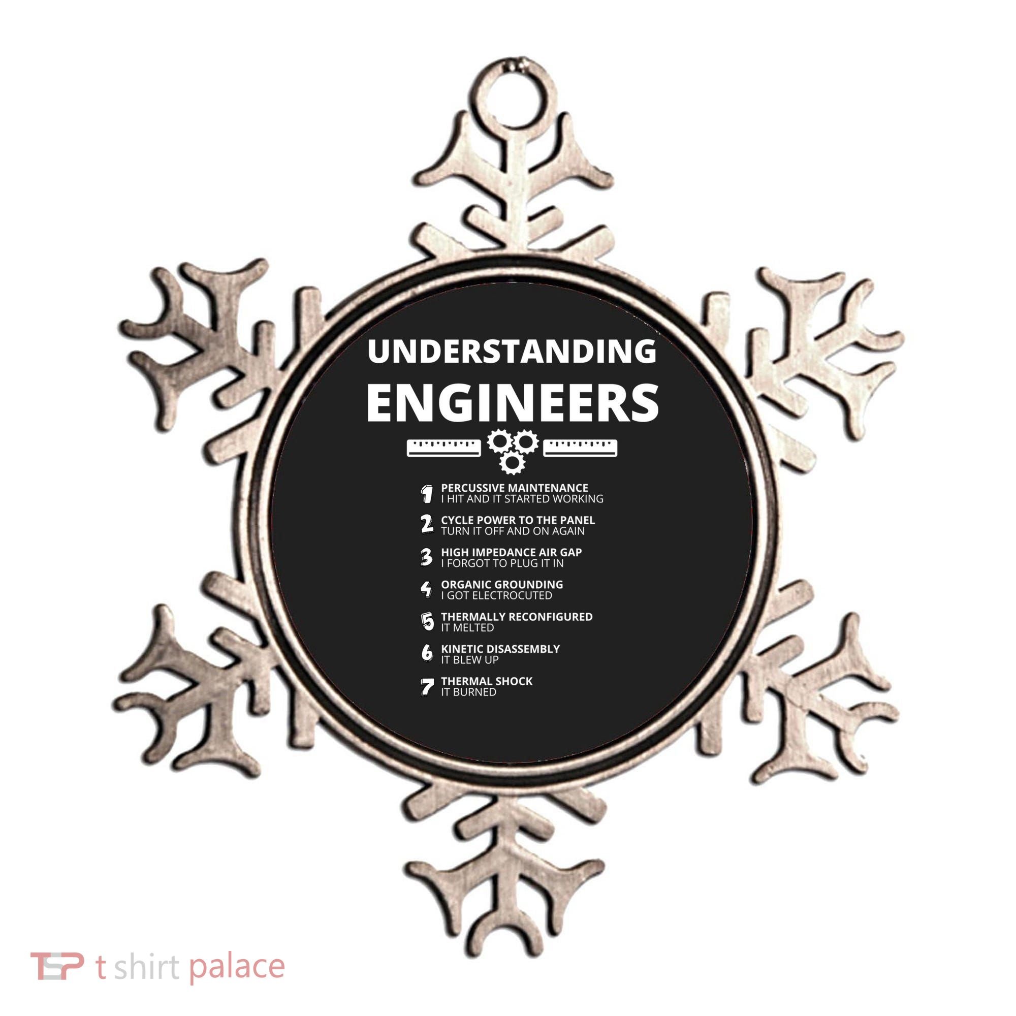 Understanding Engineers Gift Funny Sarcastic Engineering Gift Ornament