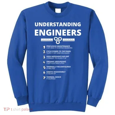 Understanding Engineers Gift Funny Sarcastic Engineering Gift Sweatshirt