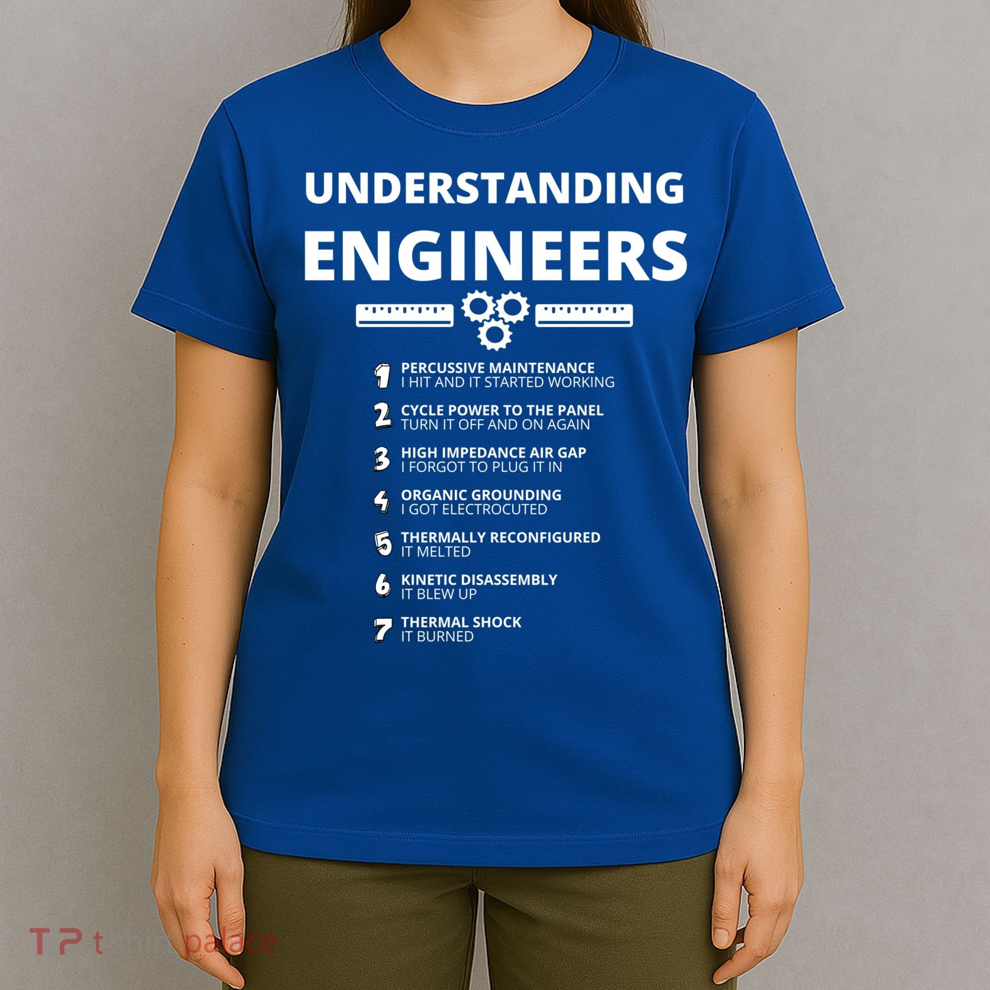Understanding Engineers Gift Funny Sarcastic Engineering Gift T-Shirt