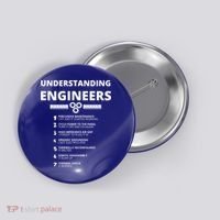 Understanding Engineers Gift Funny Sarcastic Engineering Gift Button thumb 0