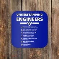 Understanding Engineers Gift Funny Sarcastic Engineering Gift Coaster thumb 0