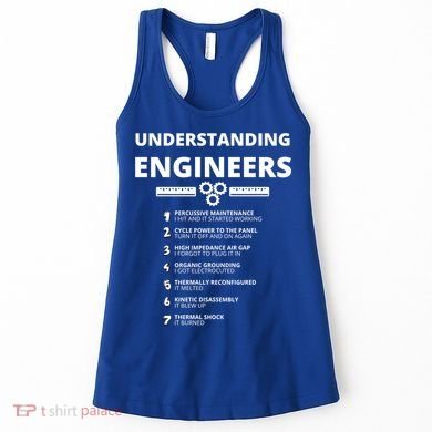 Understanding Engineers Gift Funny Sarcastic Engineering Gift Women's Tank Top