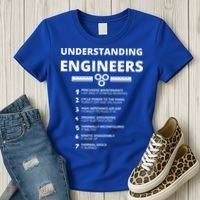Understanding Engineers Gift Funny Sarcastic Engineering Gift Women's T-Shirt thumb 3
